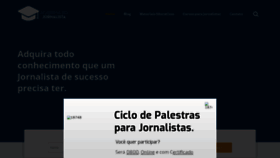 What Academiadojornalista.com.br website looked like in 2019 (4 years ago)