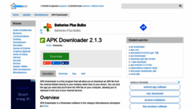 What Apk-downloader.updatestar.com website looked like in 2019 (4 years ago)