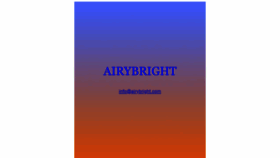 What Airybright.com website looked like in 2019 (4 years ago)