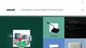 What Artsound.be website looked like in 2019 (7 years ago)