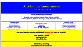 What Aa2814.org website looked like in 2019 (4 years ago)