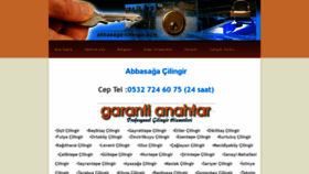 What Abbasaga-cilingir.com website looked like in 2019 (4 years ago)