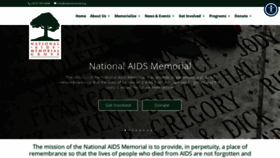 What Aidsmemorial.org website looked like in 2019 (4 years ago)