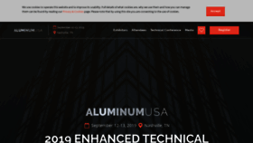 What Aluminum-us.com website looked like in 2019 (4 years ago)