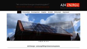 What A24-energie.de website looked like in 2019 (4 years ago)