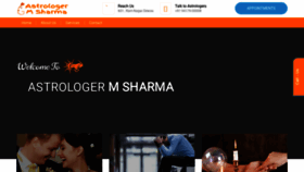 What Astrologermsharma.com website looked like in 2019 (4 years ago)