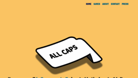 What Allcapsgames.com website looked like in 2019 (4 years ago)