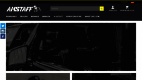 What Amstaff.lv website looked like in 2019 (4 years ago)