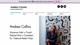 What Andreacollins.ca website looked like in 2019 (7 years ago)