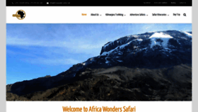 What Africawonderssafari.com website looked like in 2019 (4 years ago)