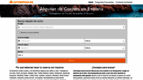 What Autoespana.es website looked like in 2019 (4 years ago)