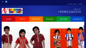 What Aggarwaluniforms.com website looked like in 2019 (4 years ago)