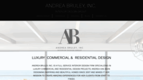 What Andreabruley.com website looked like in 2019 (4 years ago)