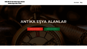 What Antikaesyaalanlar.web.tr website looked like in 2019 (4 years ago)