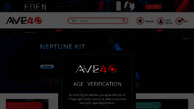What Ave40.com website looked like in 2019 (4 years ago)
