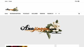 What Anajingga.com website looked like in 2019 (4 years ago)