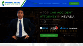 What Attorneyokano.com website looked like in 2019 (4 years ago)