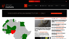 What African-markets.com website looked like in 2019 (4 years ago)