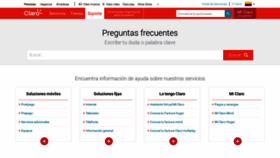 What Asistencia.claro.com.co website looked like in 2019 (4 years ago)