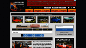 What Australianmusclecarsales.com.au website looked like in 2019 (4 years ago)