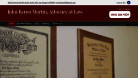 What Attorneymartin.com website looked like in 2019 (4 years ago)