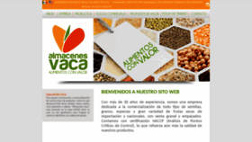 What Almacenesvaca.com website looked like in 2019 (4 years ago)