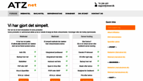 What Atznet.dk website looked like in 2019 (4 years ago)