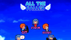 What Allthefallen.moe website looked like in 2019 (7 years ago)