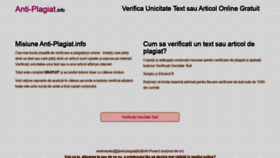 What Anti-plagiat.info website looked like in 2019 (4 years ago)