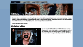 What Amazingpolly.net website looked like in 2019 (4 years ago)
