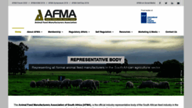 What Afma.co.za website looked like in 2019 (4 years ago)