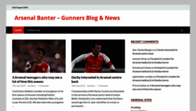 What Arsenalbanter.com website looked like in 2019 (4 years ago)