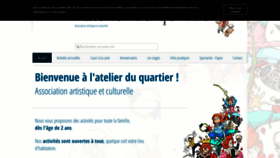 What Atelierduquartier.fr website looked like in 2019 (4 years ago)