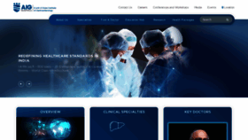 What Aighospitals.com website looked like in 2019 (6 years ago)