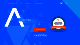 What Aimsdigital.com website looked like in 2019 (4 years ago)