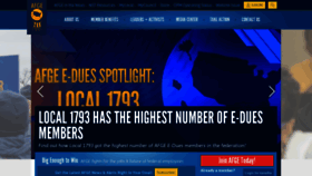 What Afge.org website looked like in 2019 (6 years ago)