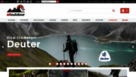 What Alloutdoor.co.uk website looked like in 2019 (4 years ago)