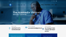 What Acemedixacademy.com website looked like in 2019 (4 years ago)