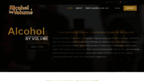 What Alcoholvolume.com website looked like in 2019 (4 years ago)