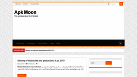 What Apkmoon.com website looked like in 2019 (4 years ago)