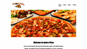 What Amorepizzaonline.com website looked like in 2019 (4 years ago)