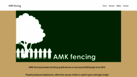 What Amkfencing.com website looked like in 2019 (4 years ago)