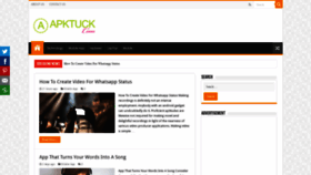 What Apktuck.com website looked like in 2019 (4 years ago)