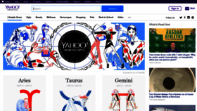 What Astrology.yahoo.com website looked like in 2019 (4 years ago)