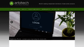 What Arbitech.com website looked like in 2019 (4 years ago)
