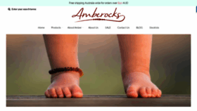 What Amberocks.com.au website looked like in 2019 (4 years ago)