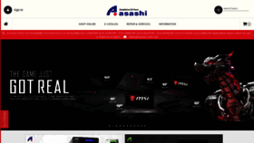 What Asashi.com.my website looked like in 2019 (4 years ago)