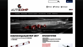 What Autocomp.se website looked like in 2019 (4 years ago)
