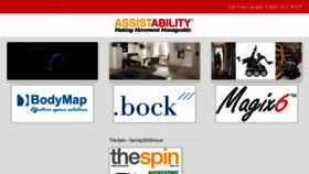 What Assistability.ca website looked like in 2019 (4 years ago)