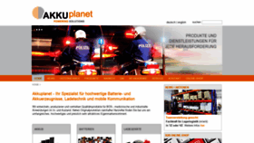 What Akkuplanet.de website looked like in 2019 (4 years ago)